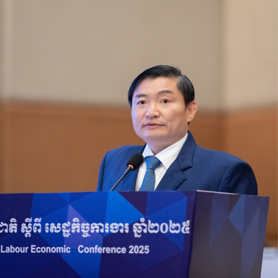 មតិស្វាគមន៍ដោយ ឯកឧត្តម ហេង សួរ រដ្ឋមន្ត្រីក្រសួងការងារ និងបណ្តុះបណ្តាលវិជ្ជាជីវៈ